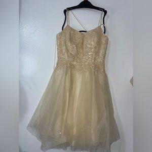 Gold Sparkly Dress Women’s